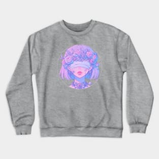 Pastel Goth Queen of Roses Crewneck Sweatshirt